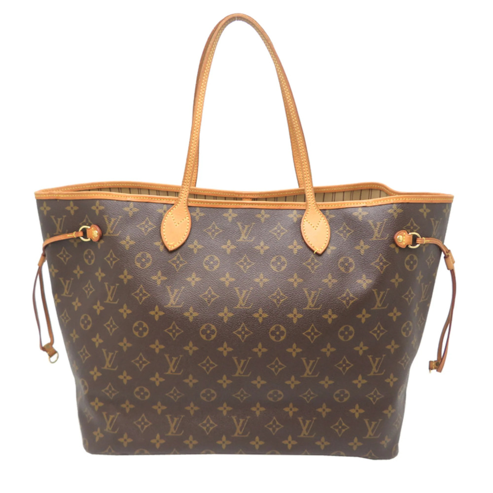 LOUIS VUITTON Brown Monogram Neverfull GM Tote Bag - Picture 2 of 10